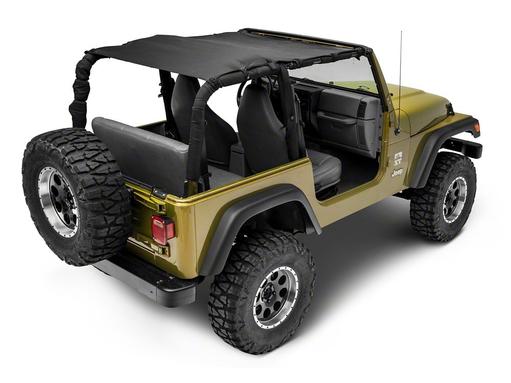 RedRock Shade Top; Black (97-06 Jeep Wrangler TJ, Excluding Unlimited)