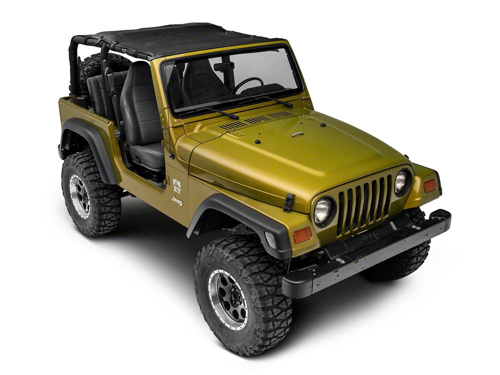 RedRock Shade Top; Black (97-06 Jeep Wrangler TJ, Excluding Unlimited)