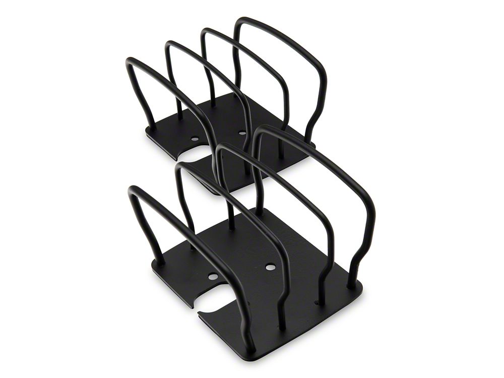 RedRock Euro Tail Light Guards; Black (87-06 Jeep Wrangler YJ & TJ)