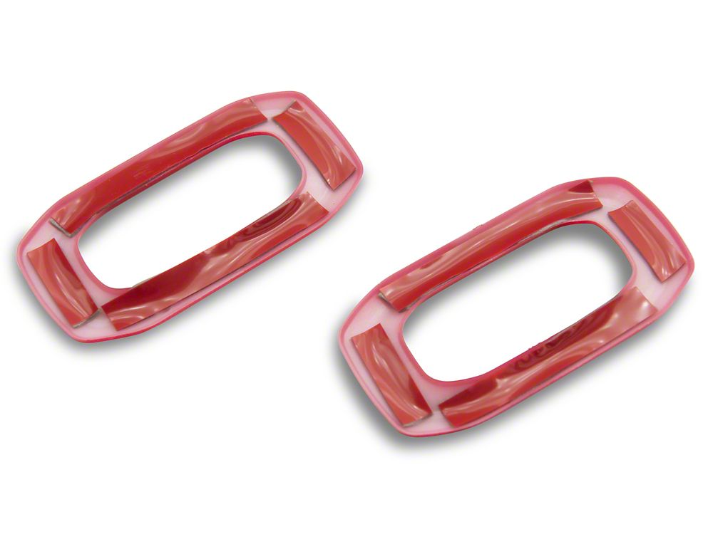 RedRock Door Lock Switch Trim; Red (18-25 Jeep Wrangler JL)