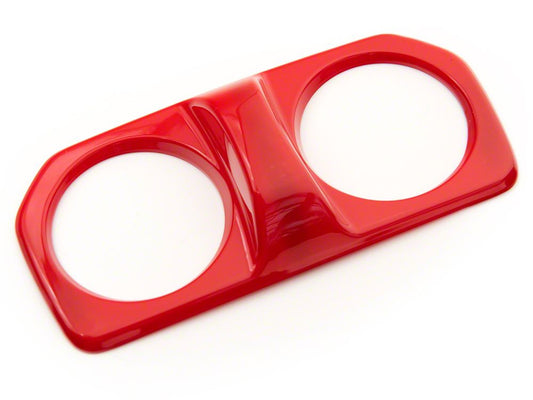 RedRock Rear HVAC Vent Trim; Red (18-25 Jeep Wrangler JL)