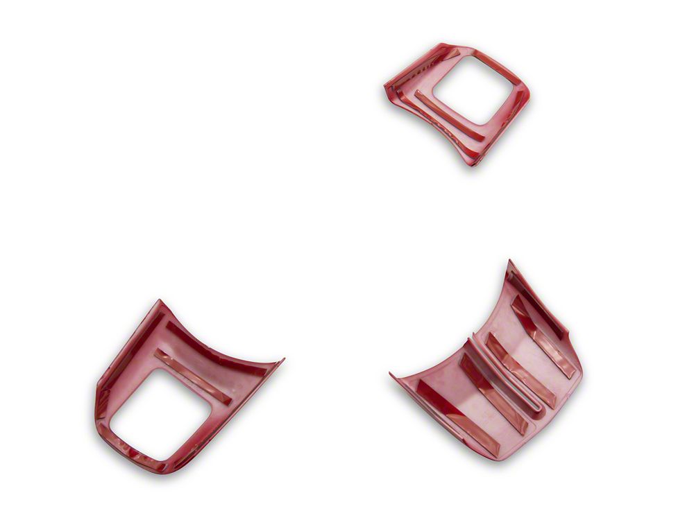 RedRock Steering Wheel Trim; Red (11-18 Jeep Wrangler JK)