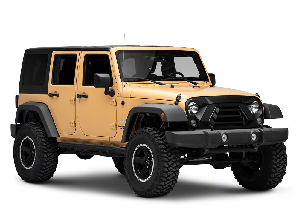 RedRock Goliath Grille with LED DRL (07-18 Jeep Wrangler JK)