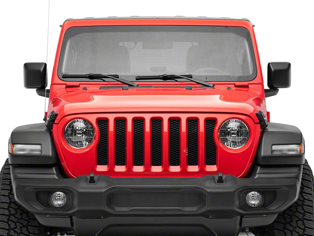 RedRock Locking Hood Catch Kit (18-25 Jeep Wrangler JL)