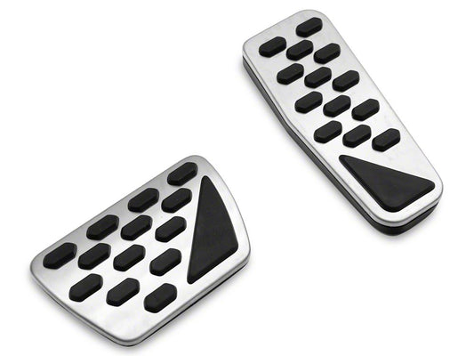 RedRock Billet Aluminum Pedal Covers (18-25 Jeep Wrangler JL w/ Automatic Transmission)