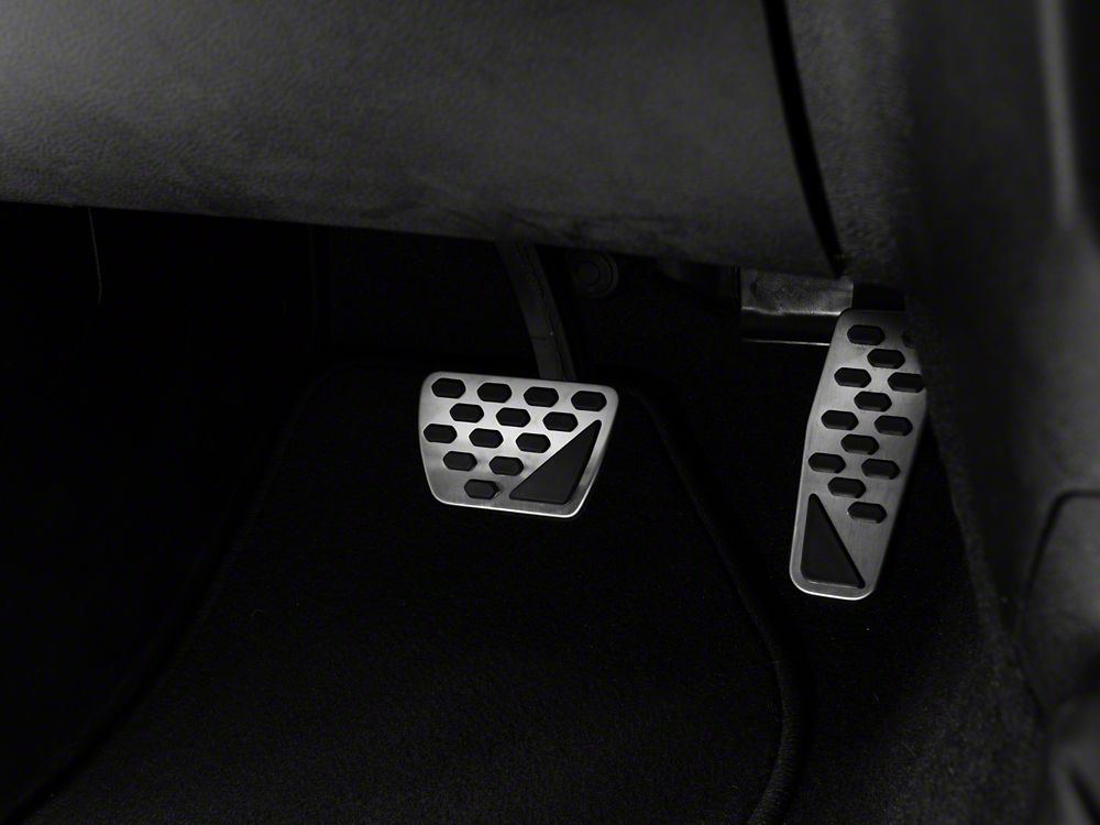 RedRock Billet Aluminum Pedal Covers (18-25 Jeep Wrangler JL w/ Automatic Transmission)