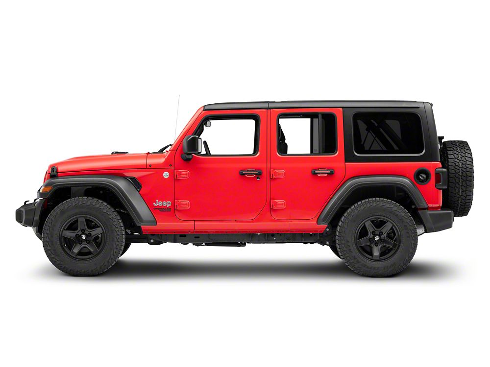 RedRock Door Handle Inserts; Red (18-25 Jeep Wrangler JL 4-Door)