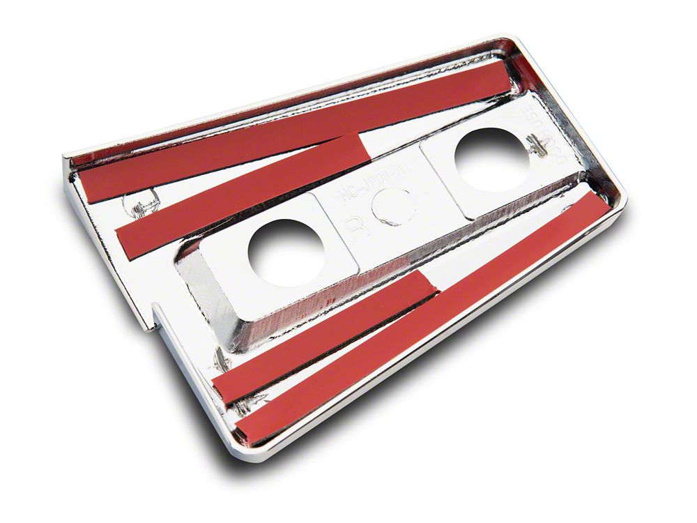 RedRock Door Hinge Covers; Chrome (07-18 Jeep Wrangler JK)