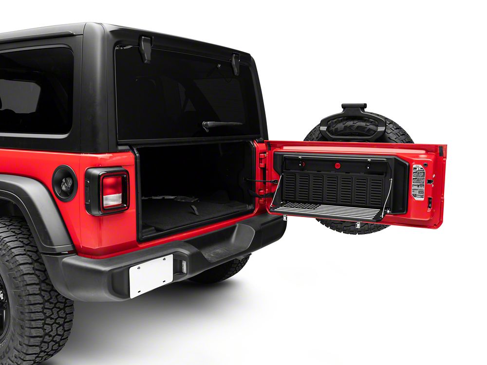 RedRock Tailgate Storage Rack; Stars and Stripes (18-22 Jeep Wrangler JL)