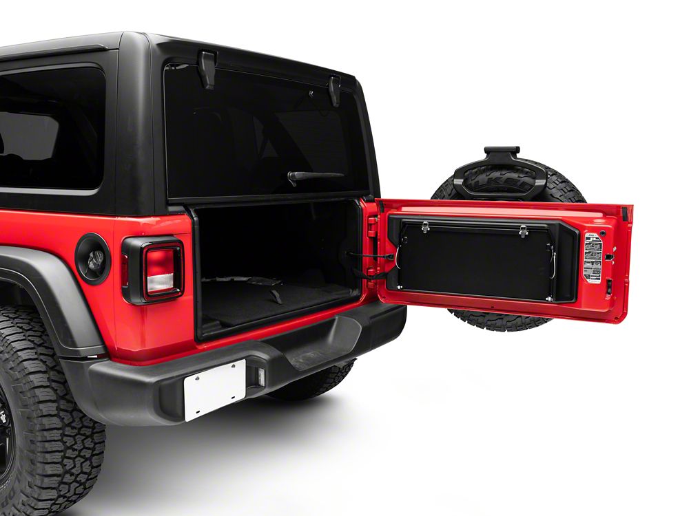 RedRock Tailgate Storage Rack; Stars and Stripes (18-22 Jeep Wrangler JL)