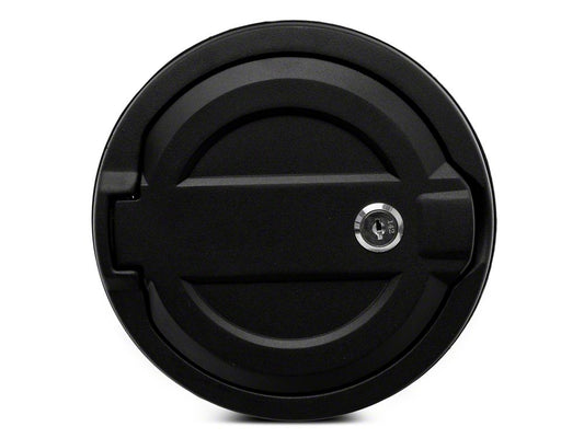 RedRock Locking Aluminum Fuel Filler Door Cover (18-25 Jeep Wrangler JL, Excluding Diesel)
