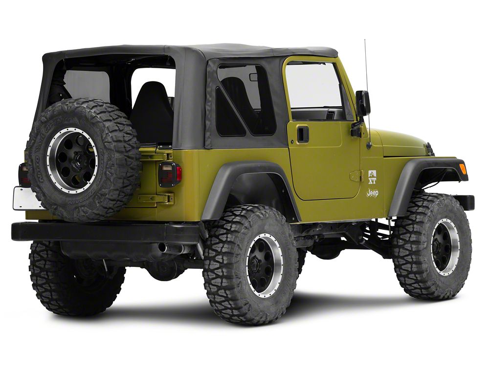 RedRock Tail Light Covers; Old Glory (97-06 Jeep Wrangler TJ)