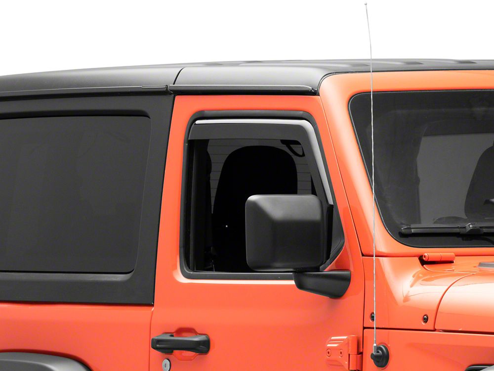 RedRock In-Channel Window Deflectors (18-25 Jeep Wrangler JL