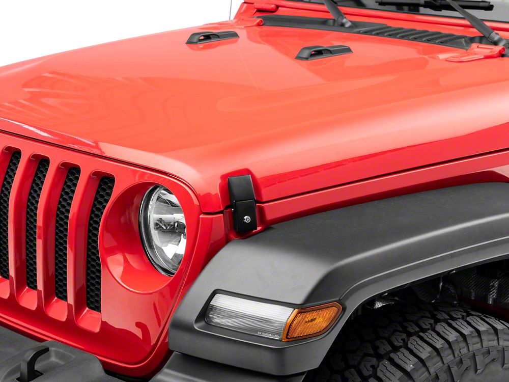 RedRock Locking Hood Catch Kit (18-25 Jeep Wrangler JL)