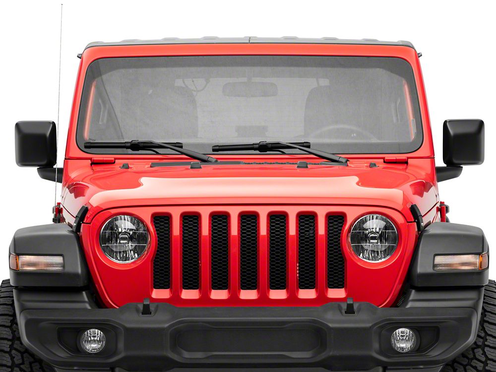 RedRock Locking Hood Catch Kit (18-25 Jeep Wrangler JL)