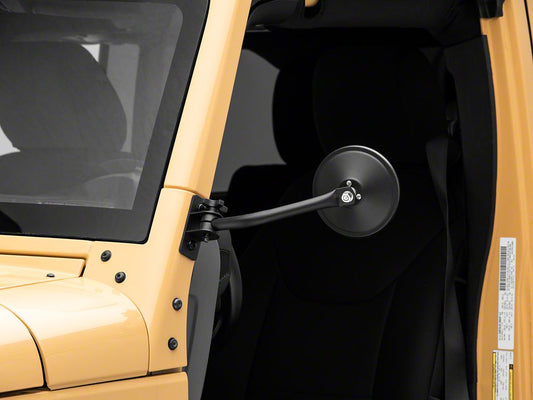 RedRock Detachable Round Trail Mirrors (97-18 Jeep Wrangler TJ & JK)