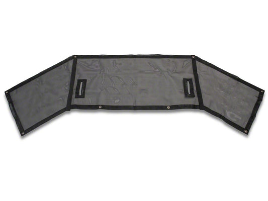 RedRock Mesh Wrap-Around Cargo Shade; Black (07-18 Jeep Wrangler JK 4-Door)
