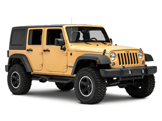 Jeep Licensed by RedRock Rubicon Hood Logo; Silver (07-18 Jeep Wrangler JK)