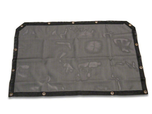 RedRock Mesh Sun Shade; Front; Black (07-18 Jeep Wrangler JK)