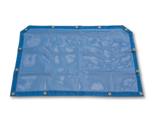 RedRock Mesh Sun Shade; Front; Blue (18-23 Jeep Wrangler JL)