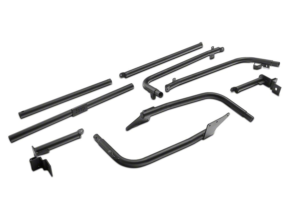 Jeep Licensed by RedRock Adventure Rack (07-18 Jeep Wrangler JK 2-Door)