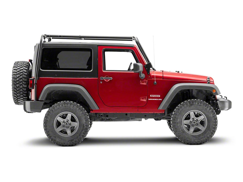 Jeep Licensed by RedRock Adventure Rack (07-18 Jeep Wrangler JK 2-Door)