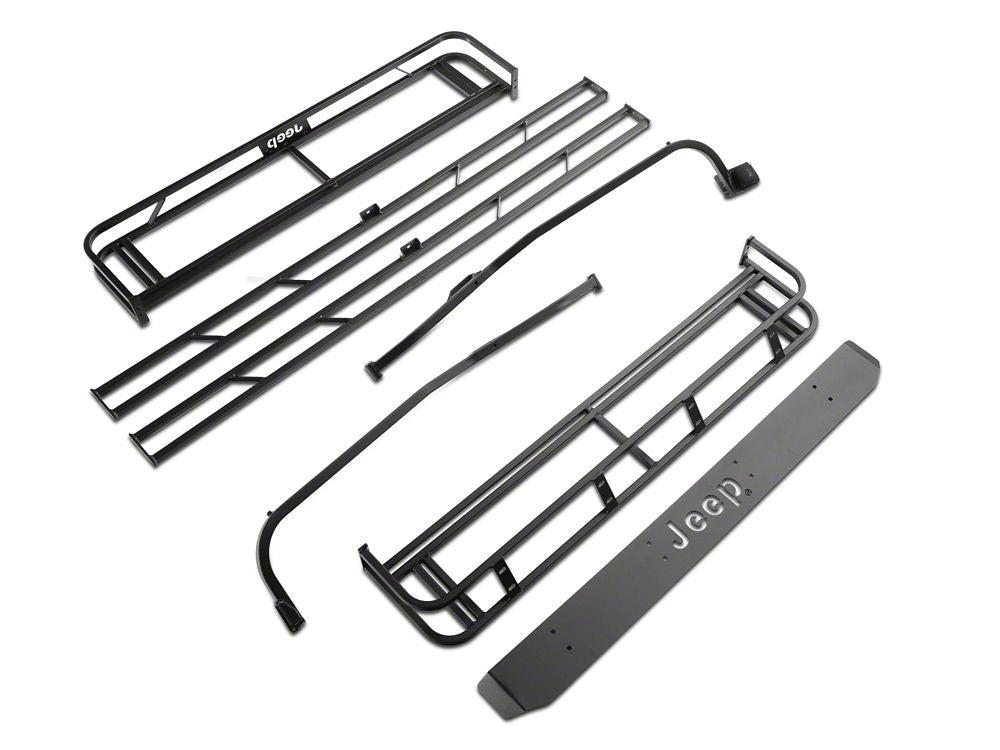 Jeep Licensed by RedRock Expedition Rack (07-18 Jeep Wrangler JK 4-Door)