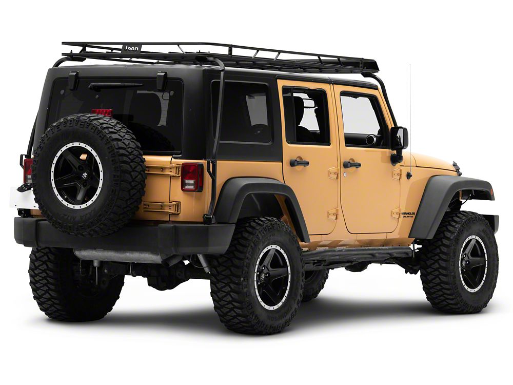 Jeep Licensed by RedRock Expedition Rack (07-18 Jeep Wrangler JK 4-Door)
