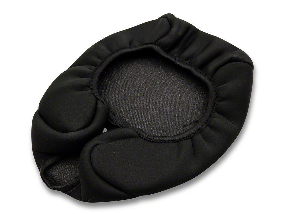 Jeep Licensed by RedRock Neoprene Center Console Arm Rest Cover with Jeep Logo; Black (11-18 Jeep Wrangler JK)