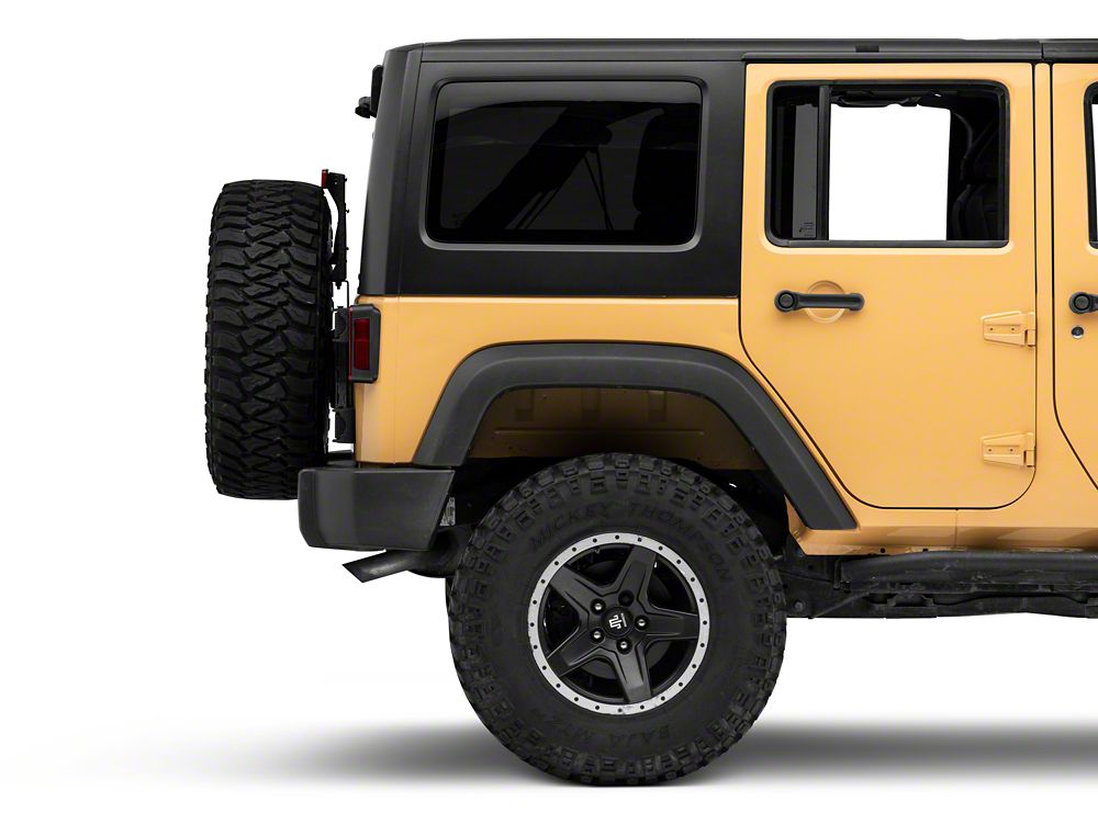 Jeep Licensed by RedRock HD Tire Carrier with Mount and Jeep Logo (07-18 Jeep Wrangler JK)