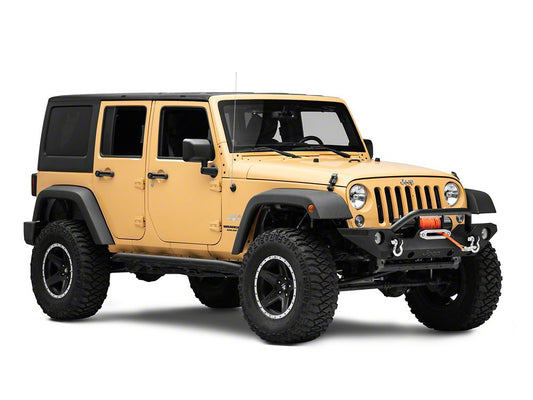 Jeep Licensed by RedRock Trail Force HD Front Bumper with Jeep Logo (07-18 Jeep Wrangler JK)