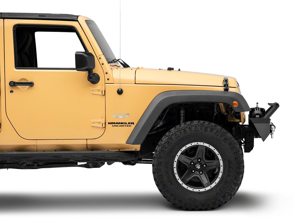 Jeep Licensed by RedRock Trail Force HD Front Bumper with Jeep Logo (07-18 Jeep Wrangler JK)