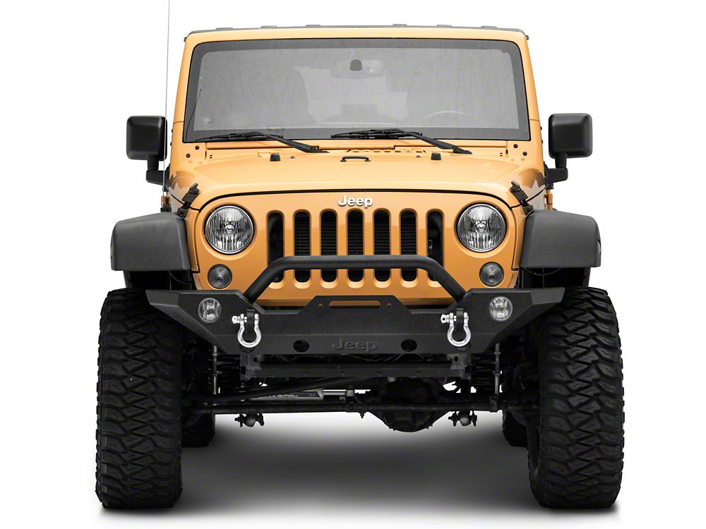 Jeep Licensed by RedRock Trail Force HD Front Bumper with Jeep Logo (07-18 Jeep Wrangler JK)