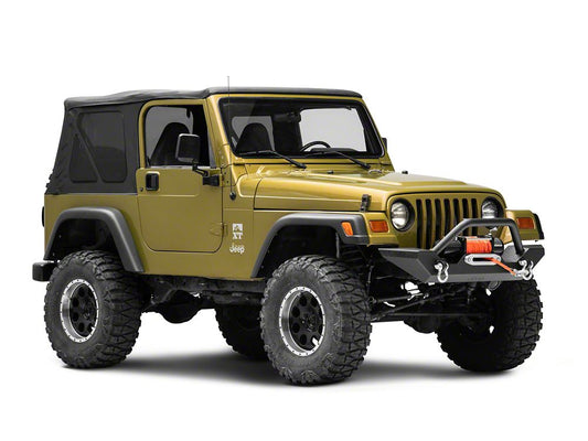 Jeep Licensed by RedRock Trail Force HD Front Bumper with Jeep Logo (87-06 Jeep Wrangler YJ & TJ)