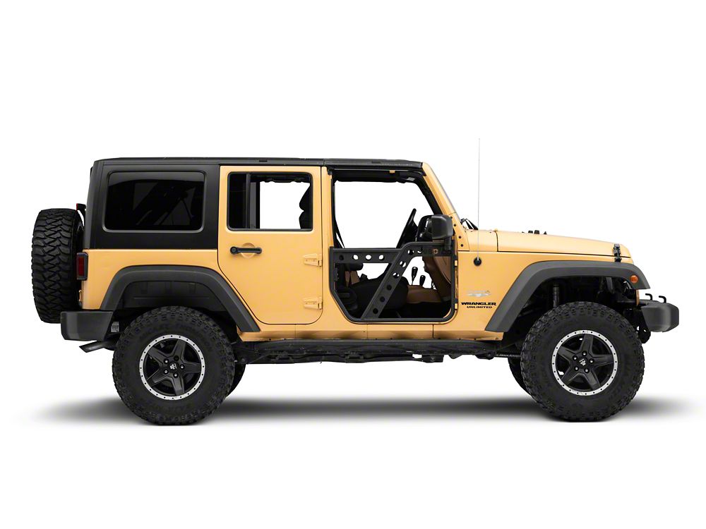 Jeep Licensed by RedRock HD Front Adventure Doors with Jeep Logo (07-18 Jeep Wrangler JK)