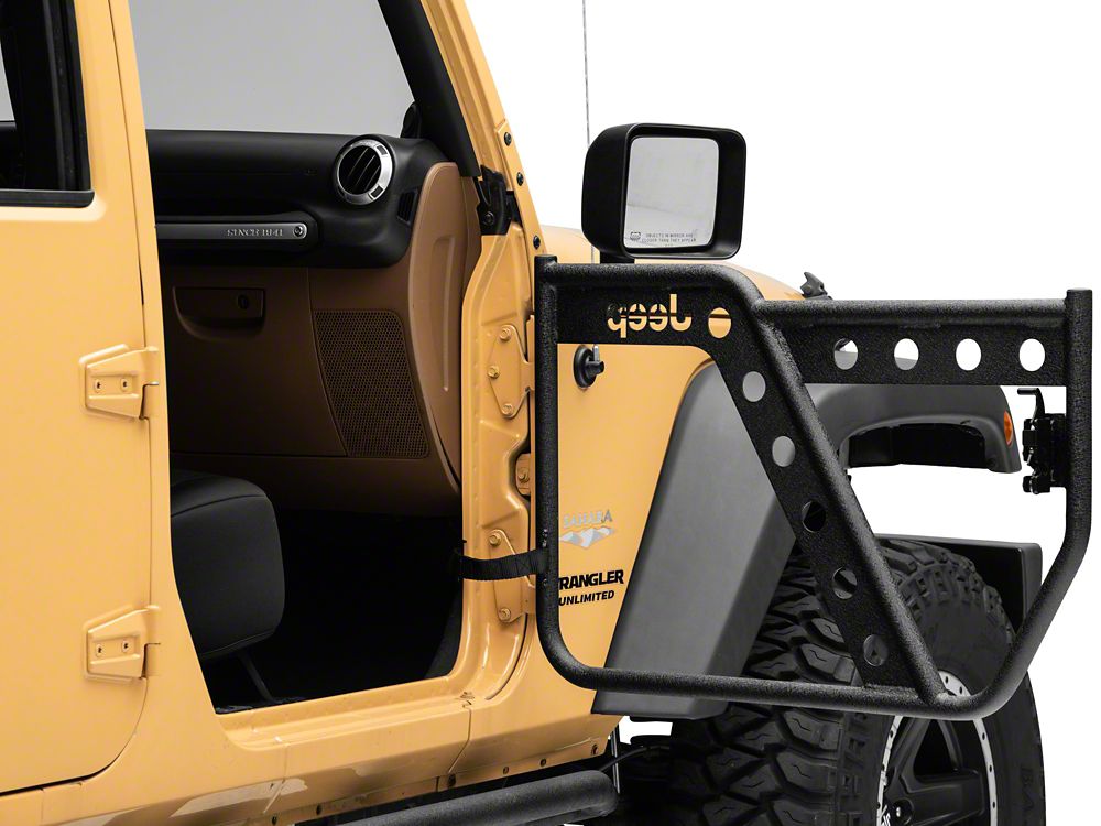 Jeep Licensed by RedRock HD Front Adventure Doors with Jeep Logo (07-18 Jeep Wrangler JK)