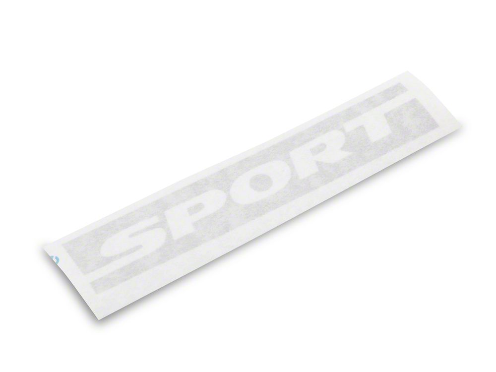 Jeep Licensed by RedRock Sport Side Logo; Silver (87-18 Jeep Wrangler YJ, TJ & JK)