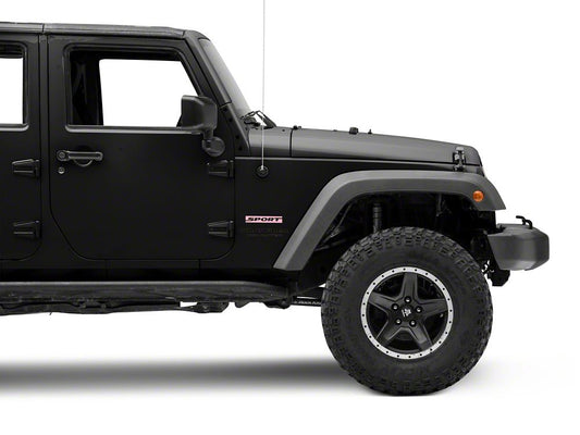 Jeep Licensed by RedRock Sport Side Logo; Pink (87-18 Jeep Wrangler YJ, TJ & JK)