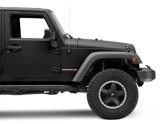 Jeep Licensed by RedRock Wrangler Side Logo; Pink (87-18 Jeep Wrangler YJ, TJ & JK)