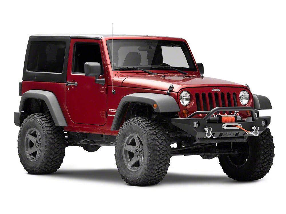 Jeep Licensed by RedRock Adventure HD Front Bumper with Jeep Logo (07-18 Jeep Wrangler JK)