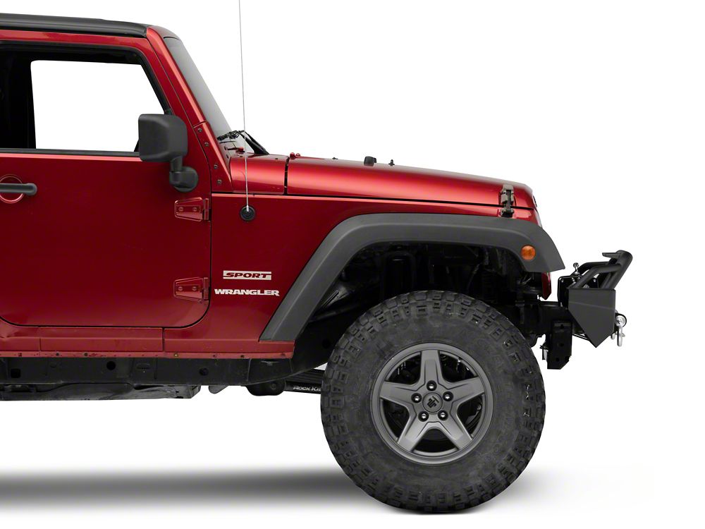 Jeep Licensed by RedRock Adventure HD Front Bumper with Jeep Logo (07-18 Jeep Wrangler JK)