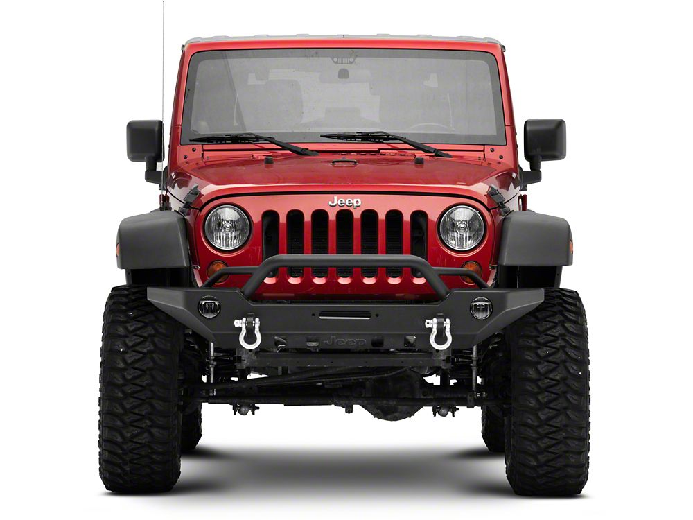Jeep Licensed by RedRock Adventure HD Front Bumper with Jeep Logo (07-18 Jeep Wrangler JK)