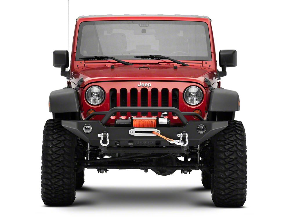 Jeep Licensed by RedRock Adventure HD Front Bumper with Jeep Logo (07-18 Jeep Wrangler JK)
