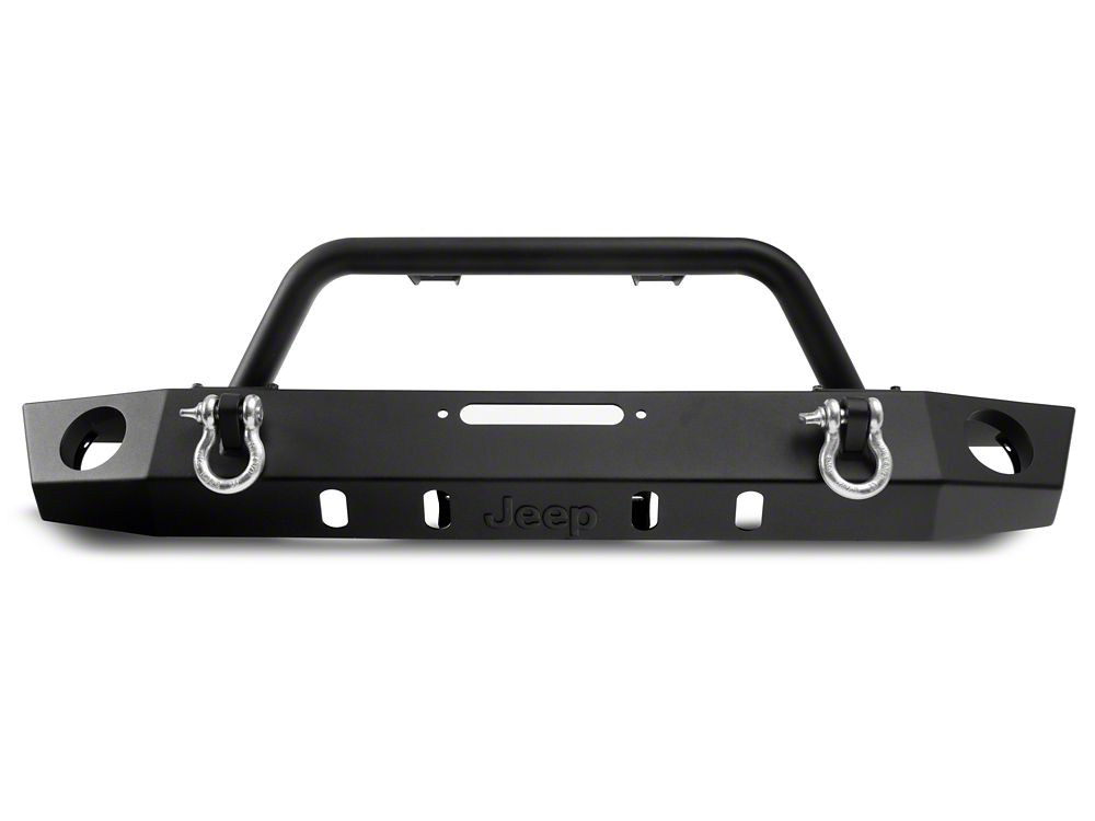 Jeep Licensed by RedRock Trekker Front Bumper with Jeep Logo (07-18 Jeep Wrangler JK)