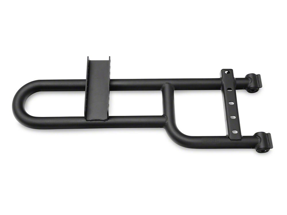 Jeep Licensed by RedRock HD Tire Carrier for OEM Tail Gate with Jeep Logo (07-18 Jeep Wrangler JK)