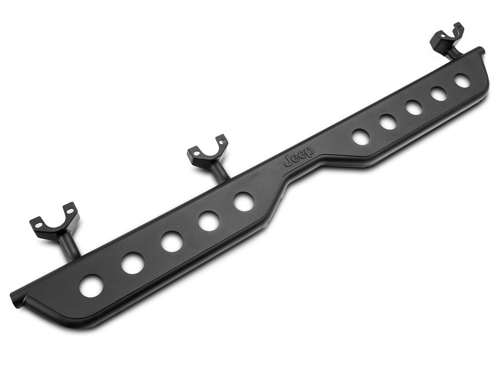 Jeep Licensed by RedRock Extreme HD Rocker Steps with Jeep Logo (07-18 Jeep Wrangler JK)