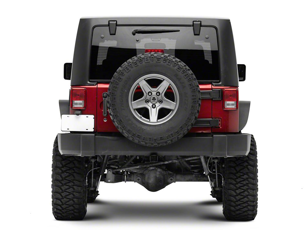 Jeep Licensed by RedRock Slim Fender Flares with Jeep Logo; Rear (07-18 Jeep Wrangler JK)