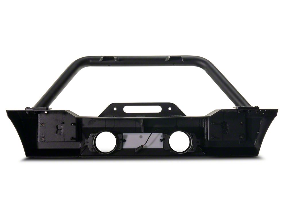 Jeep Licensed by RedRock HD Stubby Front Bumper with LED Jeep Logo Backlight (07-18 Jeep Wrangler JK)