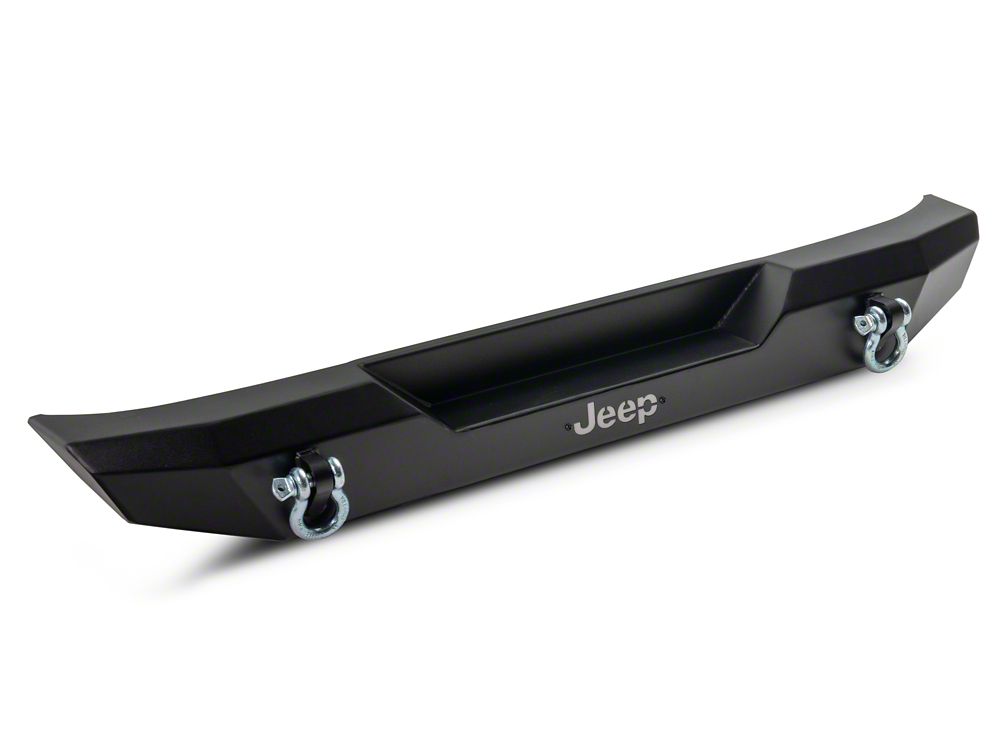 Jeep Licensed by RedRock HD Rear Bumper with LED Jeep Logo Backlight (07-18 Jeep Wrangler JK)