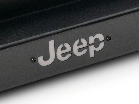 Jeep Licensed by RedRock HD Rear Bumper with LED Jeep Logo Backlight (07-18 Jeep Wrangler JK)